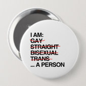 私は人間だ 缶バッジ (正面&裏面)