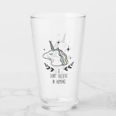 私は人間で信じません タンブラーグラス (裏面)