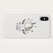 私は人間で信じません Case-Mate iPhoneケース (裏面(横))