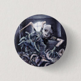 私は人間として使った不気味さ 缶バッジ