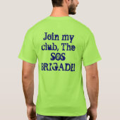 私は人間に興味がありません Tシャツ (裏面)