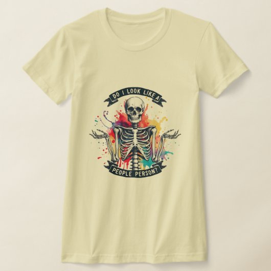 私は人間に見える?T-シャツ Tシャツ (レイダウン)