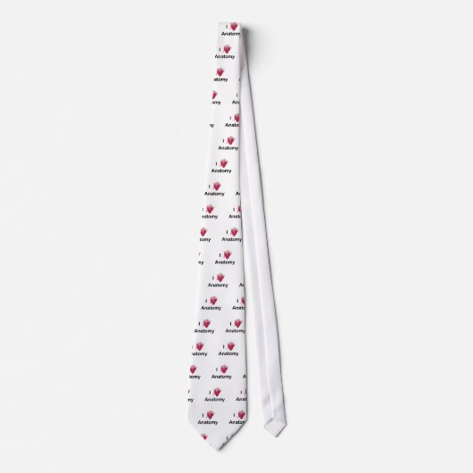 私は人間のハートの解剖学を愛します! ネクタイ (正面)