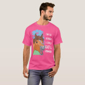私は人間の馬の馬の食べ馬乗りが非常に飢えている Tシャツ (正面フル)