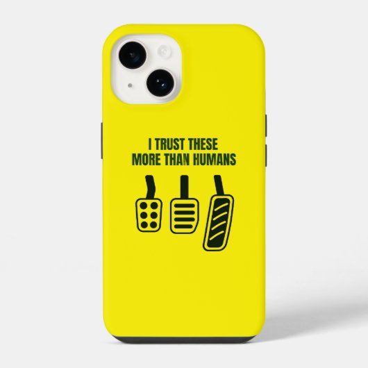 私は人間のiPhone / iPadのケースより多くこれらの信頼 iPhoneケース (裏面)