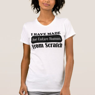 私は人間のTシャツの母親の日を一つ作った Tシャツ