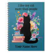 私は人間よりも猫が好きだ ノートブック (正面)
