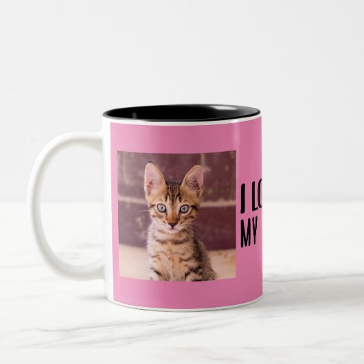 私は人間を愛している ツートーンマグカップ (左)