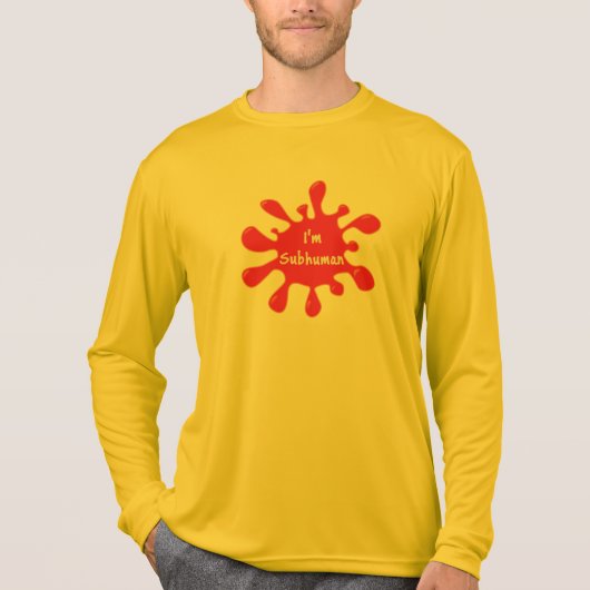 私は人間以下のTシャツだ Tシャツ (正面)