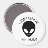 私は人間信じではない マグネット (正面/裏面)