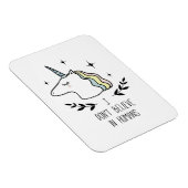 私は人間信じではない マグネット (右側)