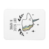 私は人間信じではない マグネット (横)