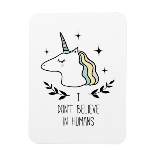 私は人間信じではない マグネット (縦)