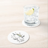 私は人間信じには入らない ラウンドペーパーコースター (インサイチュ)