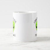 私は人間信じのコーヒマグではない ジャンボコーヒーマグカップ (正面)