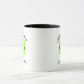 私は人間信じのコーヒマグではない マグカップ (中央)