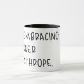 私は人間嫌いで人間嫌いだ マグカップ (中央)