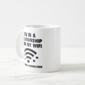 私は人間関係 コーヒーマグカップ (正面左)