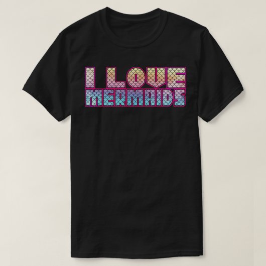 私は人魚が大好き2 Tシャツ (デザイン正面)