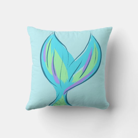 私は人魚になりたい クッション (裏面)