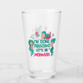 私は人魚になりましょうの姦淫を終えた タンブラーグラス (裏面)