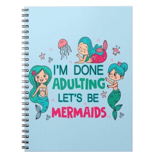 私は人魚になりましょうの姦淫を終えた ノートブック (正面)