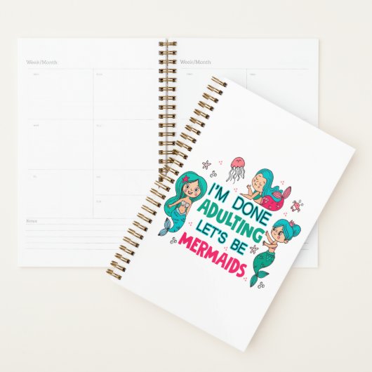 私は人魚になりましょうの姦淫を終えた プランナー手帳 (ディスプレー)