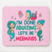 私は人魚になりましょうの姦淫を終えた マウスパッド (正面)