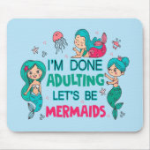 私は人魚になりましょうの姦淫を終えた マウスパッド (正面)