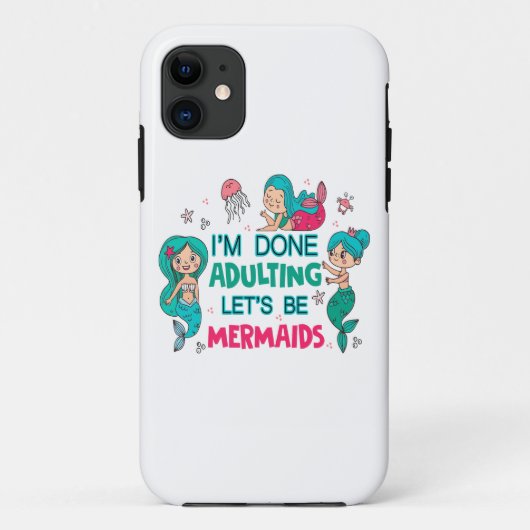 私は人魚になりましょうの姦淫を終えた Case-Mate iPhoneケース (裏面)