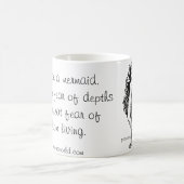 私は人魚のコーヒー・マグでなければなりません コーヒーマグカップ (中央)