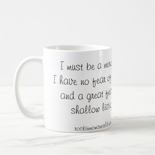 私は人魚のコーヒー・マグでなければなりません コーヒーマグカップ (左)
