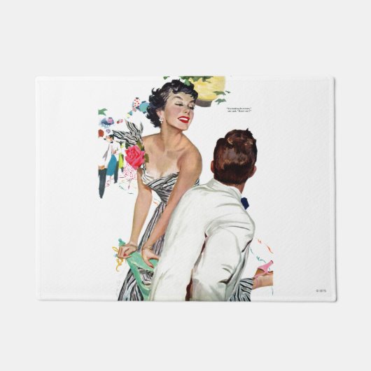 私は人2がほしいと思います ドアマット (正面)