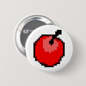 私は人-おいしいフルーツのステッカーでありたいと思います 缶バッジ (正面&裏面)