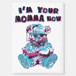 私は今あなたのママカラスプラッシュ マグネット