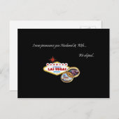 私は今あなたを夫と妻と発音し、我々は駆け落ち！3月 案内ポストカード (正面/裏面)