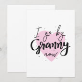 私は今おばあちゃんのそばへ行く サンキューカード (正面/裏面)