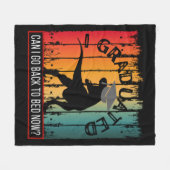 私は今からベッドに戻ってもいい? フリースブランケット (正面(横))