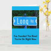 私は今すぐあなたは道を旅した カード (黄色い花)