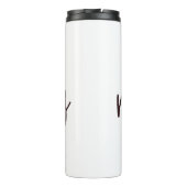 私は今すぐ読の(バラを持つ)ことができれば タンブラー (裏面)