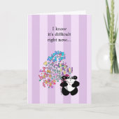 私は今それが難しいことは分かっている – 勇気付けられる カード (正面)