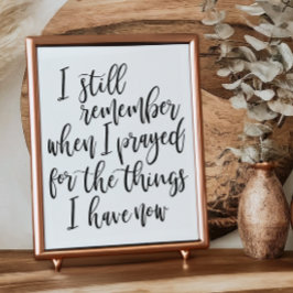 私は今でも事祈の為に覚えている ポスター