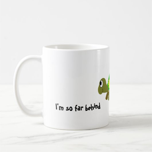 私は今のところ後ろあります コーヒーマグカップ (左)