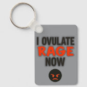 私は今は怒りを排斥する キーホルダー (正面)