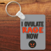 私は今は怒りを排斥する キーホルダー (正面)