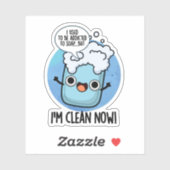 私は今は石鹸のパおもしろいン中毒にきれいだ シール (シート)