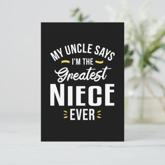 私は今までもっとも偉大もの姪だ 出欠カード (スタンド正面)