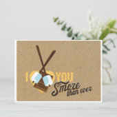 私は今まで以上にあなたを愛して – ウェディングシャワー 招待状 (スタンド正面)