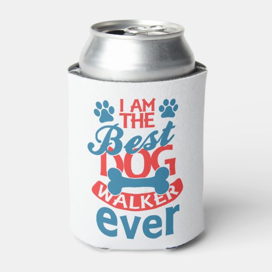 私は今まで最高のもドッグウォーカーだ 缶クーラー (缶正面)