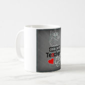 私は今まで最高のも先生だ コーヒーマグカップ (正面左)